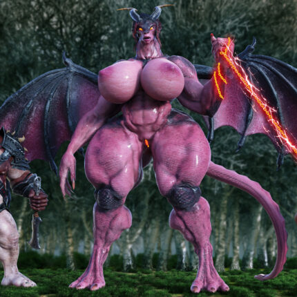EVIL DRAGONESS DEMONESSA - SOLD